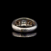 Antique Diamond 3 Stone Platinum Ring