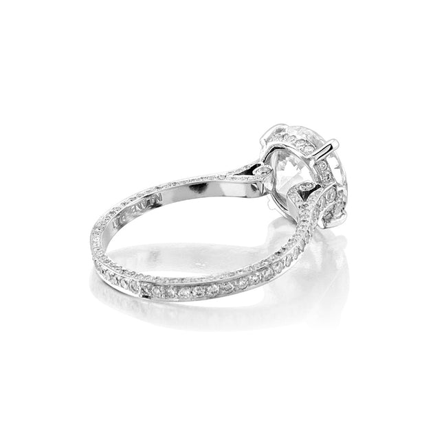 3.20ct Neil Lane Old EuropeanCut Diamond, Platinum Ring Neil Lane