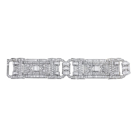 Art Deco Diamond & Platinum Bracelet