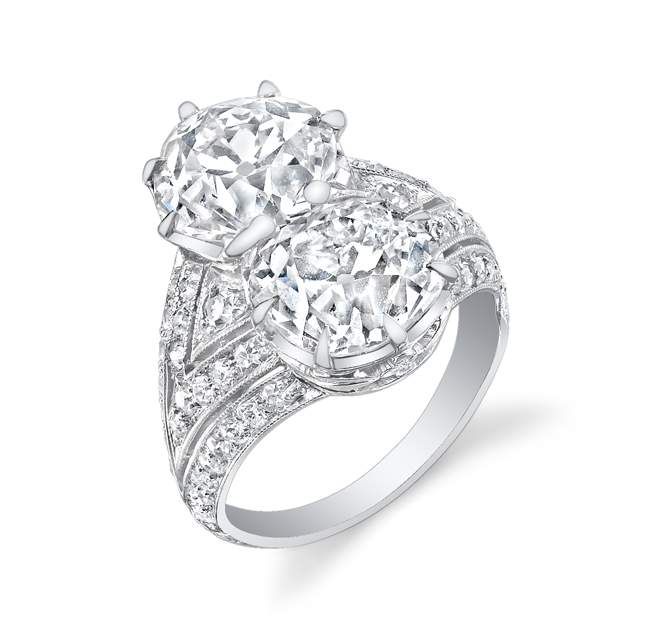 Art Deco Diamond, Platinum Ring