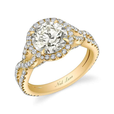 Neil Lane Couture Old European-Cut Diamond, 18K Yellow Gold Ring