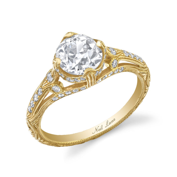 Neil Lane Couture Old European Diamond, 18K Yellow Gold Ring