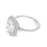 Neil Lane Couture Cushion-Cut Diamond, Platinum Engagement Ring