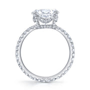 Neil Lane Couture Round Brilliant-Cut Diamond, Platinum Ring