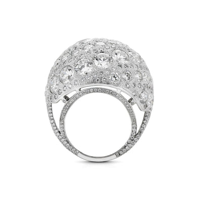 Neil Lane Couture Diamond & Platinum Dome Ring