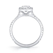 Neil Lane Couture Pave Halo And Oval Diamond Ring
