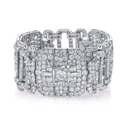 Art Deco Diamond And Platinum Bracelet