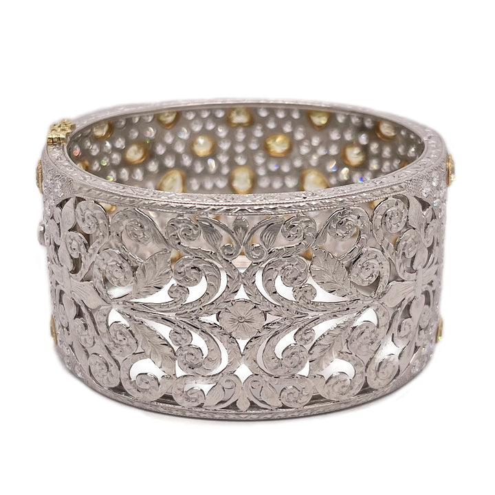 Neil Lane Couture Platinum Bangle