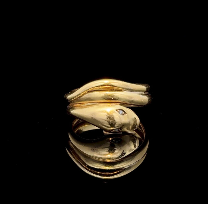 Antique Diamond, 18k  Gold Ring