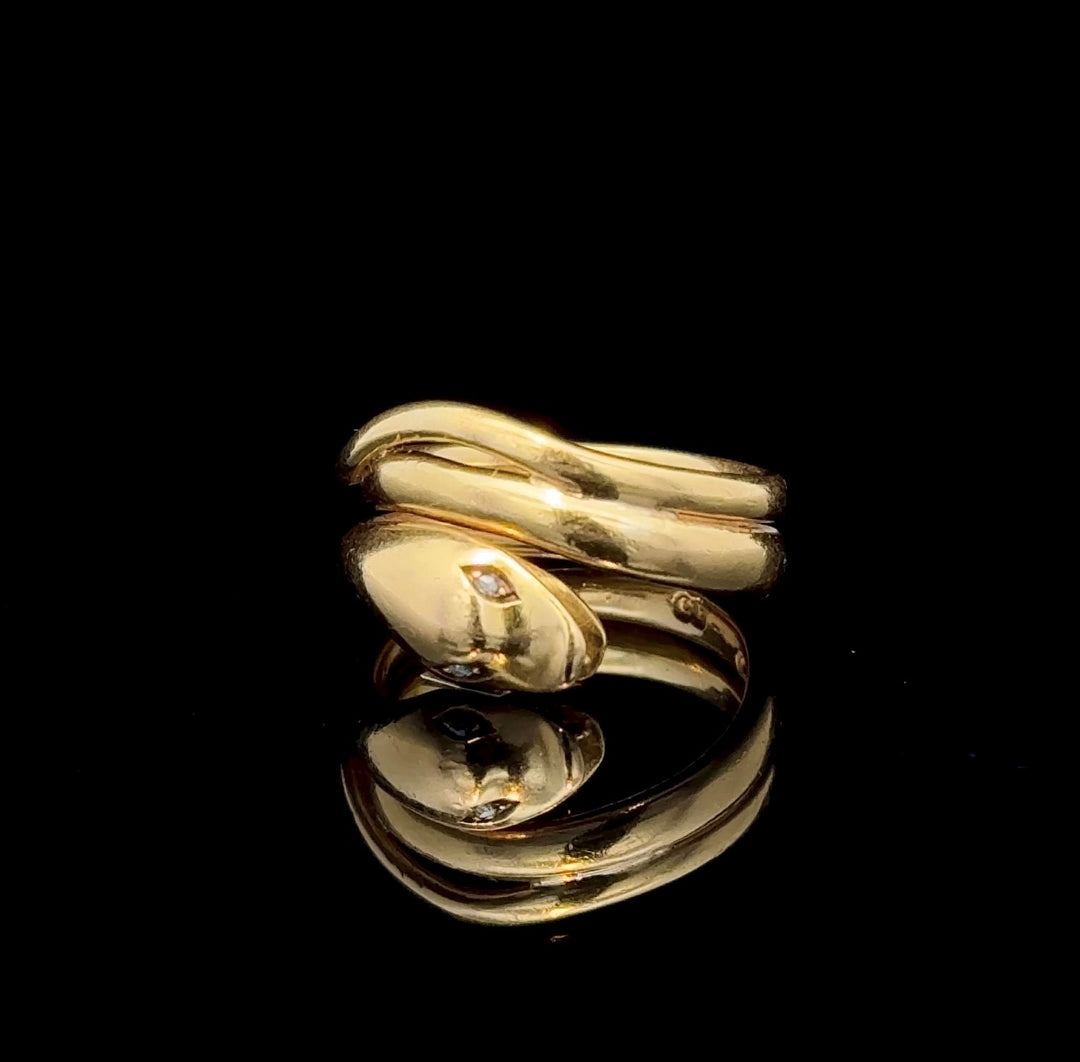 Antique Diamond, 18k  Gold Ring
