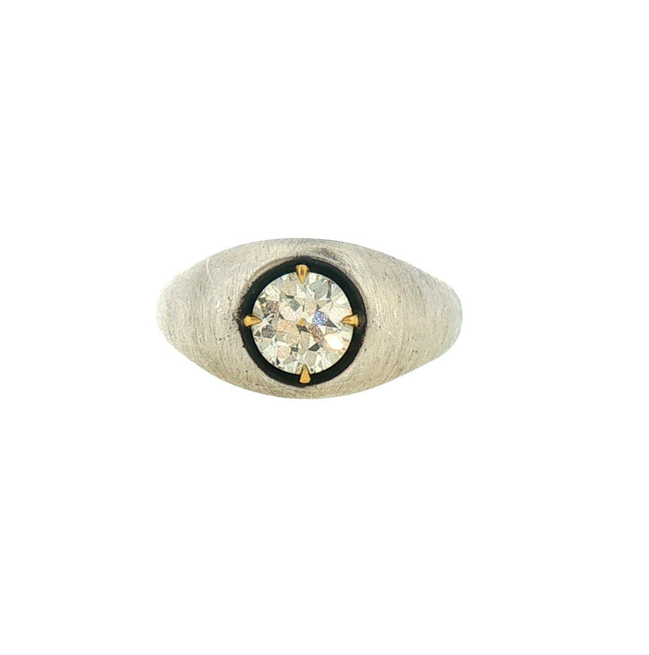 Neil Lane Couture 18k Yellow Gold & Silver Diamond Ring