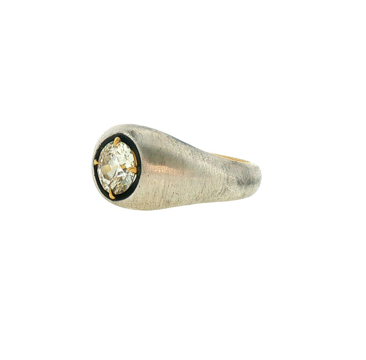 Neil Lane Couture 18k Yellow Gold & Silver Diamond Ring