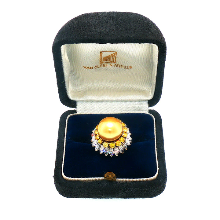 Van Cleef & Arpels Mid-Century  Pearl Ring