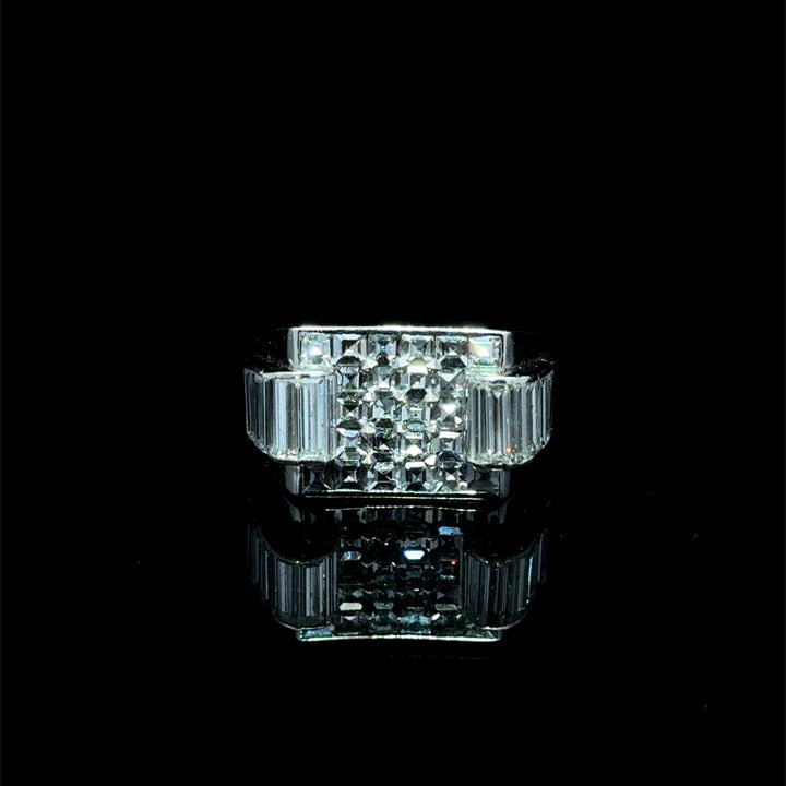 Art Deco Cartier Diamond Platinum Ring