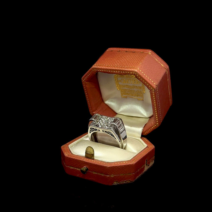 Art Deco Cartier Diamond Platinum Ring