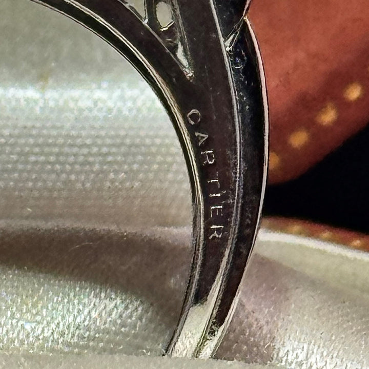 Art Deco Cartier Diamond Platinum Ring