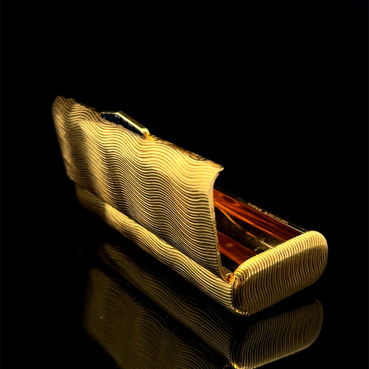 Vintage Hermes 18k Gold Vanity Case