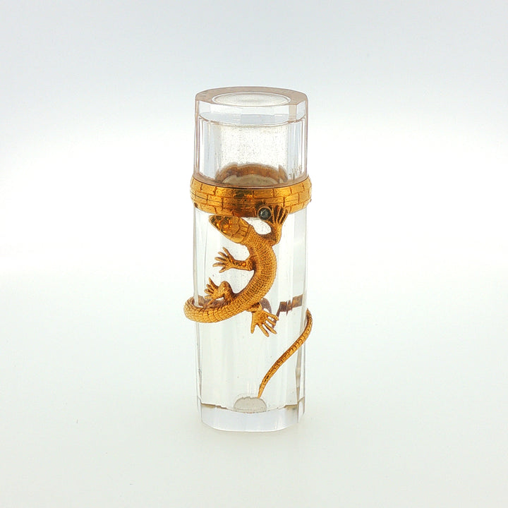 Antique Rock Crystal Perfume Bottle Circa 1870