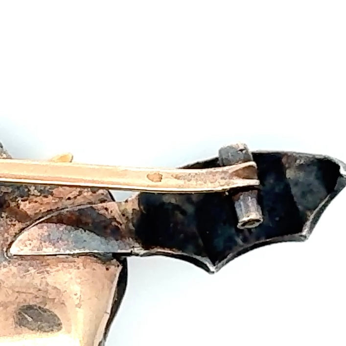 Antique French Devil Brooch