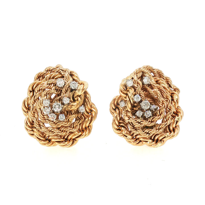 Mid Century Clip Earrings