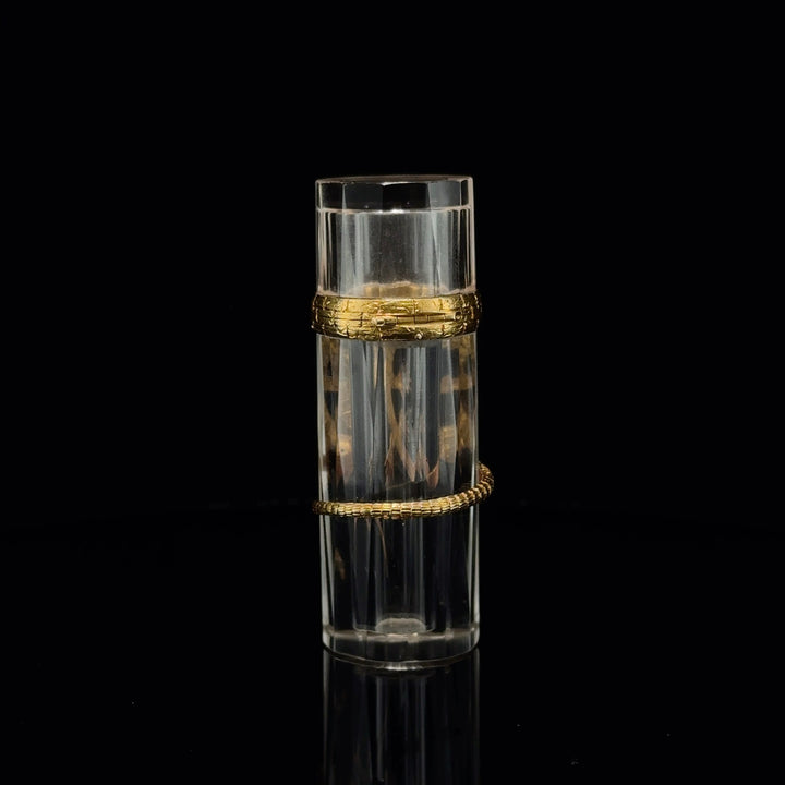 Antique Rock Crystal Perfume Bottle Circa 1870