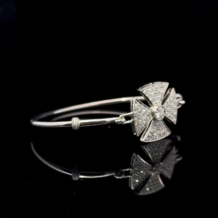 Neil Lane Couture Diamond Cross Bangle Bracelet