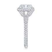 Neil Lane Cushion-Shaped Diamond, Platinum Ring