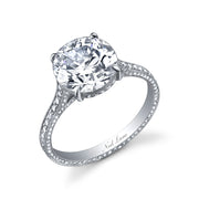 Neil Lane Couture Design Old European-Cut Diamond, Platinum Ring