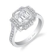 Neil Lane Emerald-Cut Diamond, Platinum Ring