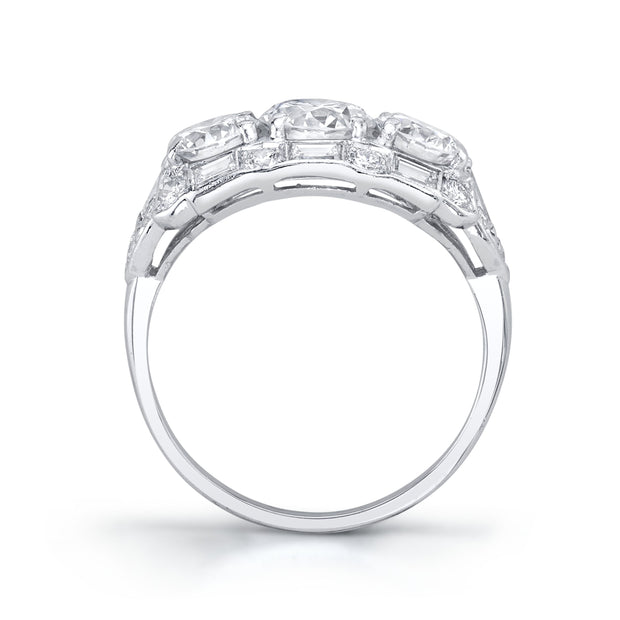 Vintage Old European Diamond, Platinum Ring