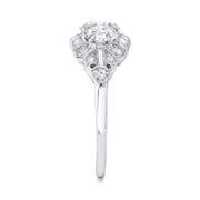 Vintage Old European Diamond, Platinum Ring