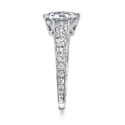 Neil Lane Couture Round Brilliant-Cut Diamond, Platinum Ring