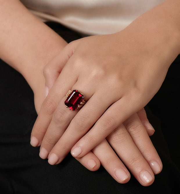 Neil lane garnet discount engagement ring