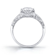 Neil Lane Couture "Round Brilliant" Diamond, Platinum Ring