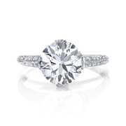 Vintage Tiffany & Co. "Round Brilliant" Diamond, Platinum Ring