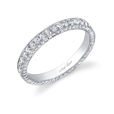 Neil Lane Couture 3-Sided Diamond & Platinum Band