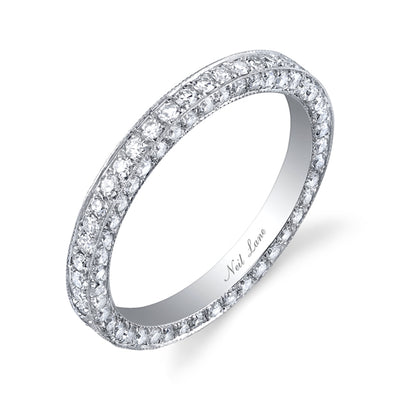 Neil Lane Couture Diamond, Platinum Three Sided Eternity Band