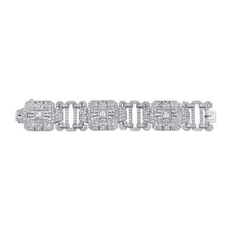 Art Deco Diamond And Platinum Bracelet