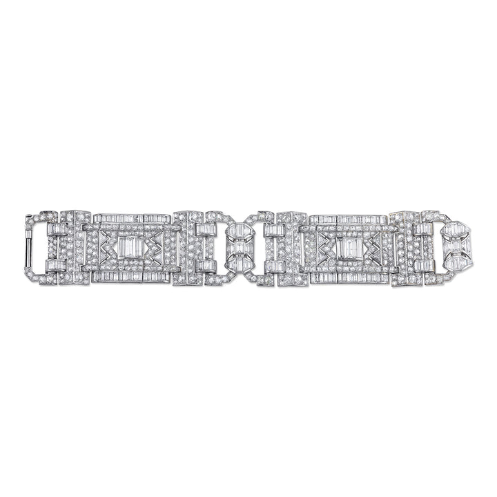 Art Deco Diamond & Platinum Bracelet