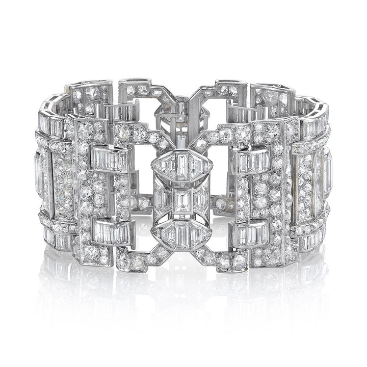 Art Deco Diamond & Platinum Bracelet