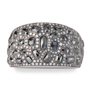 Neil Lane Couture Design Black & White Diamond, Platinum Cuff Bracelet