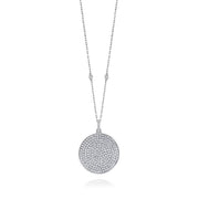 Neil Lane Couture Round-Cut Diamond, Platinum Locket, Pendant Necklace