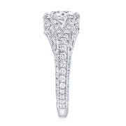 Neil Lane Couture Design Modified Marquise Brilliant-Cut Diamond, Platinum Ring