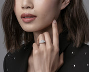 Neil Lane Couture Design Old European-Cut Diamond, Platinum Ring