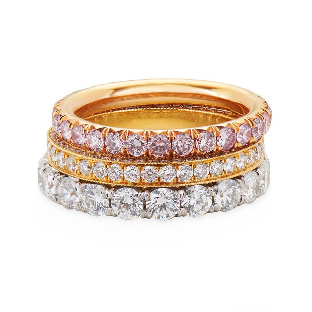 Neil Lane Couture Round Diamond, 18K Yellow Gold Eternity Band