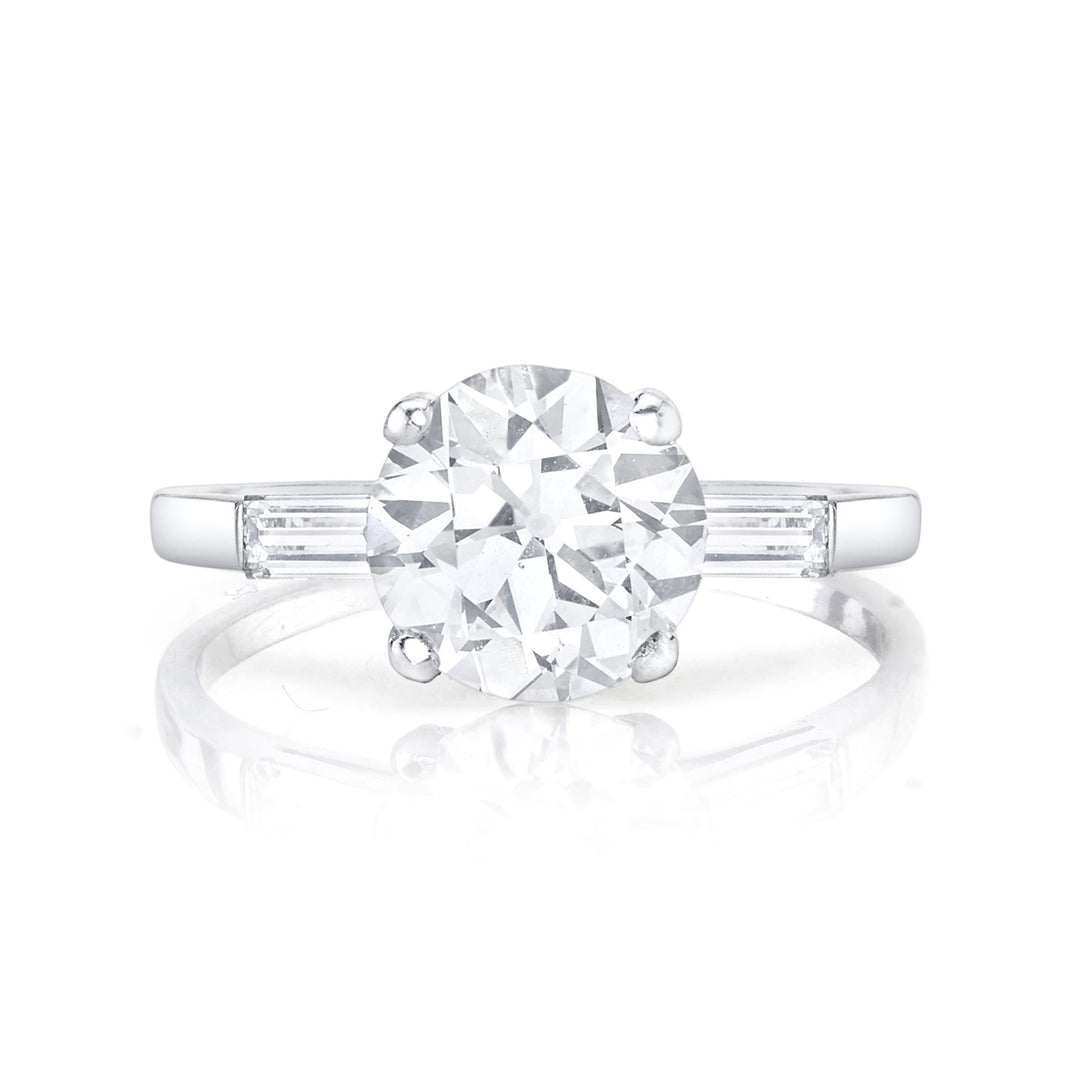 Vintage "Old European Brilliant" Diamond, Platinum Ring