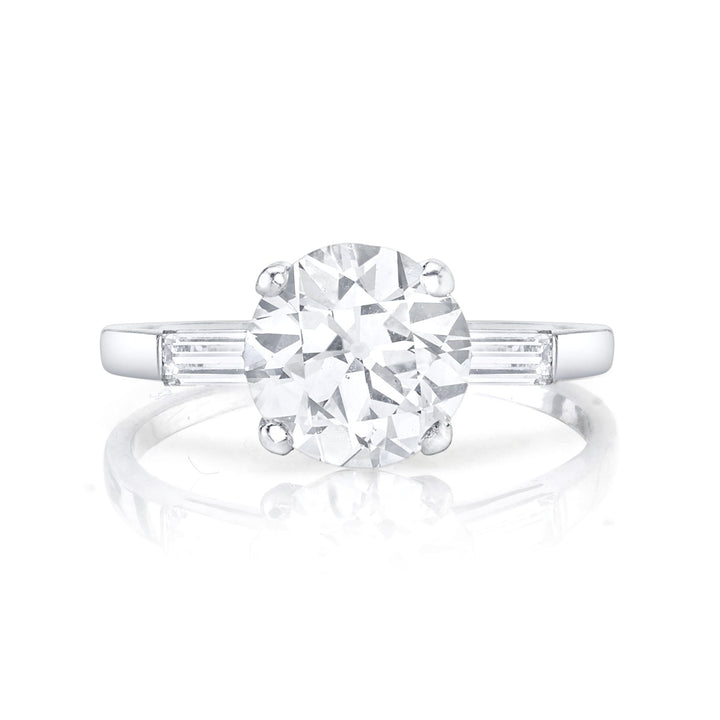 Vintage "Old European Brilliant" Diamond, Platinum Ring