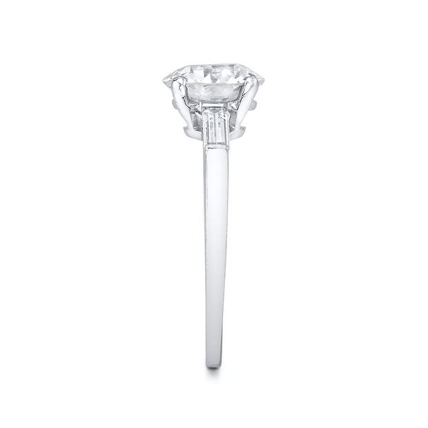 Vintage "Old European Brilliant" Diamond, Platinum Ring