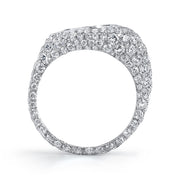 Neil Lane Couture Design Pear-Shaped Diamond, Platinum Ring
