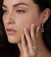 Neil Lane Couture Design Cushion Diamond, Platinum Engagement Ring